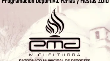 imagen del díptico de deportes de las ferias 2010