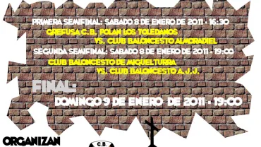 imagen final cartel copa Baloncesto, enero 2011
