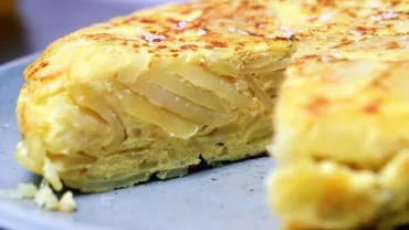 imagen de la tortilla de patatas española