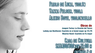 imagen cartel Aleph String Quartet, noviembre 2013