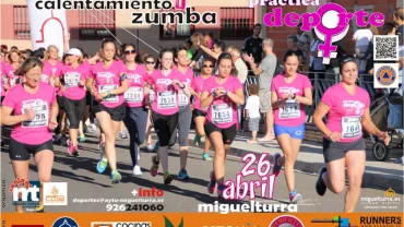 imagen cartel Segunda  Carrera de la Mujer, 2014