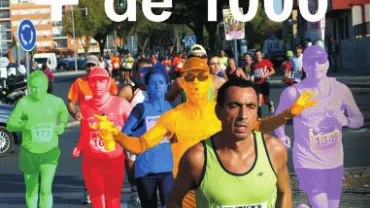 imagen cartel de la maratón popular CLM 2012