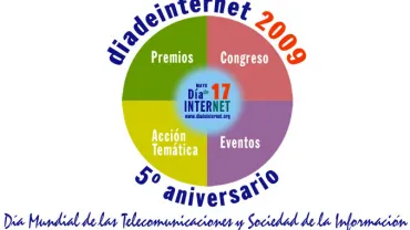 imagen anagrama Día de Internet 2009