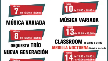 evento imagen del cartel anunciador de los Bailes de la Jarrilla, Ferias y Fiestas Miguelturra 2018, diseño cartel Centro de Internet