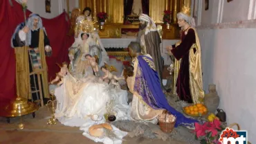 imagen de archivo de un belén participante en este certamen en Miguelturra