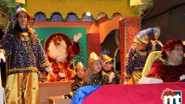 imagen de archivo de la Cabalgata de Sus Majestades los Reyes Magos de Oriente a su paso por Miguelturra