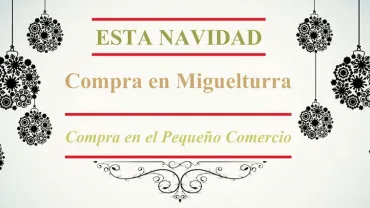imagen cabecera del anuncio de Navidad del Pequeño Comercio de Miguelturra 2017