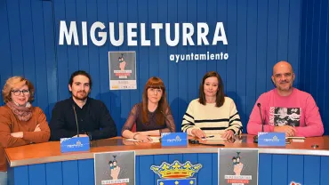 imagen de la presentación de la campaña contra agresiones sexuales en el Carnaval de 2020 de Miguelturra