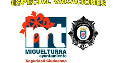 imagen perteneciente al tríptico editado por la Policía Local,  junio 2015