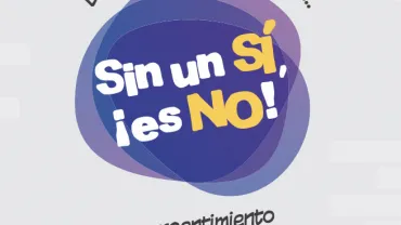imagen principal campaña Sin un sí, es un no, Instituto de la Mujer Castilla La Mancha