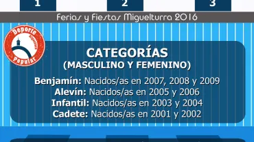 imagen cartel trofeo Natación Ferias y Fiestas 2016 Miguelturra