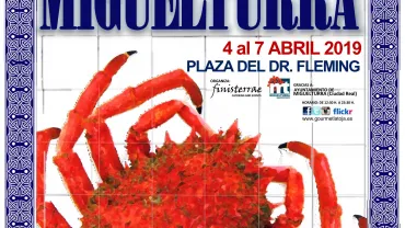evento imagen del cartel de la Feria del Marisco, abril 2019 Miguelturra
