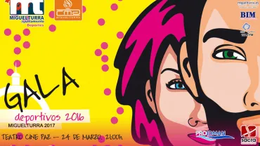 imagen del banner publicitario de la Gala Deportivos 2016 Miguelturra