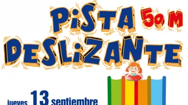 evento imagen del cartel de la Pista Deslizante de las Ferias y Fiestas 2018, diseño cartel Centro de Internet