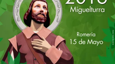 imagen del cartel anunciador de San Isidro Labrador 2016, diseño del Centro de Internet