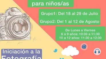 imagen del cartel de los cursos de verano del Centro de Internet 2016, diseño cartel Centro de Internet