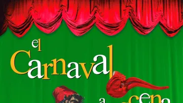evento imagen cartel exposición Carnaval en la Escena, elaborado por el Centro de Internet