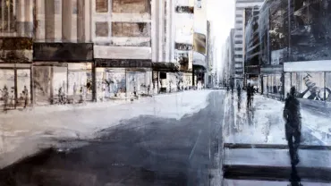 imagen del cuadro ganador del Carta Puebla de Pintura 2014 de Miguelturra