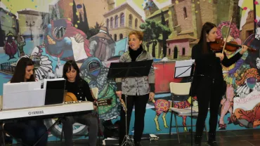 Actuación musical Día del Arte en la Calle, diciembre 2015