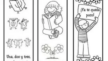 imagen de ejemplos de marcapáginas para libros infantiles