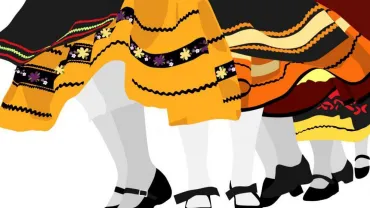 evento imagen del cartel del Encuentro Regional de Folclore especial Fiestas 2018, diseño cartel Centro de Internet