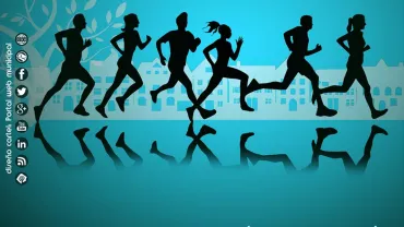 imagen del cartel anunciador de la Escuela de Adultos de Runners 2017-2018, diseño portal web www.miguelturra.es