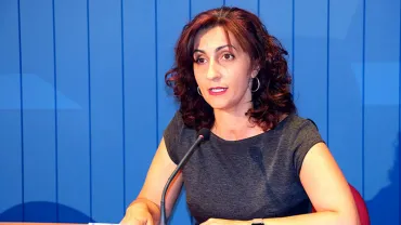 imagen de Fátima Mondéjar Rodrigo durante la rueda de prensa, 21 junio 2018