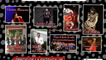 evento imagen del cartel anunciador del Festival Benéfico a favor de Fisensi, noviembre 2019, diseño cartel Carmen Belén