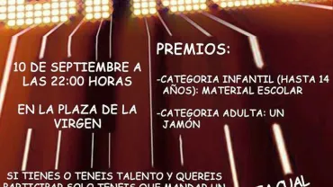 imagen del cartel del concurso Tú Si que Vales, ferias 2015