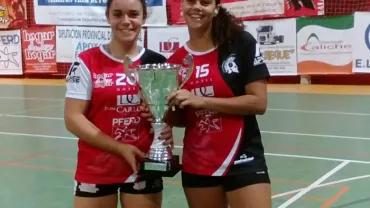 imagen de María Montoro Sánchez y María Pinto Rodrigo, octubre de 2016