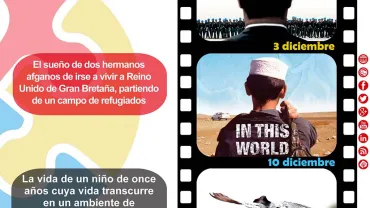 agenda imagen cartel anunciador Jornadas Cooperación y Solidaridad 2015, ciclo de cine