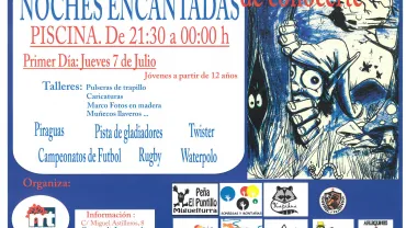 Cartel noches encantadas