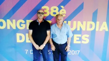 imagen de la Peña Barcelonista de Miguelturra, agosto 2017, imagen de Ramón Peco