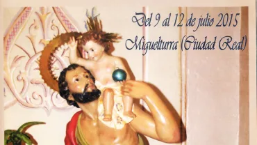 imagen de la portada del programa de eventos y actos en honor a San Cristóbal 2015