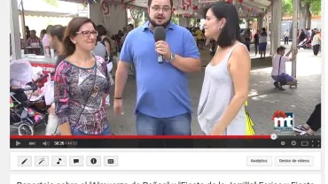 imagen del vídeo reportaje sobre el Almuerzo de Peñas y Jarrilla del 12 septiembre Ferias Miguelturra 2015