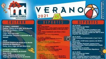 imagen cartel programación VeranoMiguelturra2021
