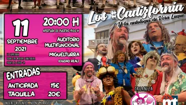 imagen cartel evento carnavalero en Miguelturra, septiembre de 2021