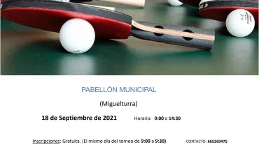 imagen cartel torneo tenis de mesa ferias y fiestas 2021