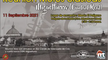 imagen cartel reunión de motos clásicas Superpikes