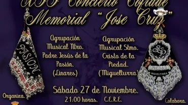 imagen cartel Concierto Cofrade José Cruz, noviembre 2021