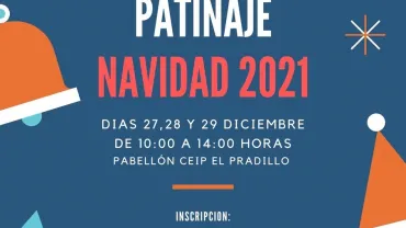 cartel Patinaje Navidad 2021 Miguelturra