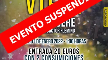 evento suspendido Nochevieja en el CERE 2021