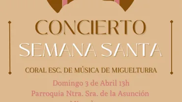 concierto Coral Polifónica Escuela Música, abril 2022