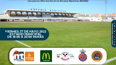 imagen cartel fin Escuelas Deportivas 2021-2022