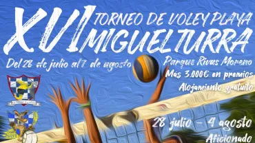 Vóley Playa Miguelturra 2022, cartel