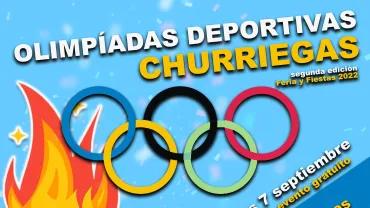 Olimpiadas churriegas feria y fiestas 2022 Miguelturra, diseño portal web