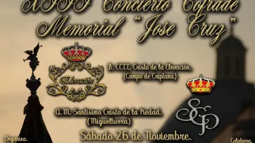 cartel concierto cofrade memorial José Cruz 2022