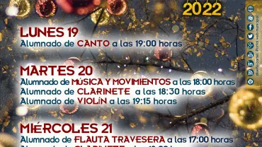 cartel Audiciones Navidad 2022