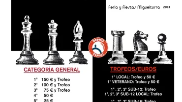 cartel torneo ajedrez ferias 2023