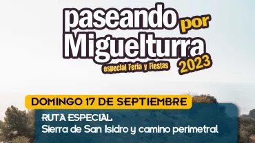 ruta senderista domingo 17 de septiembre 2023